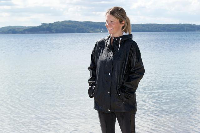 Womens Raincoat black (L) Accessorie