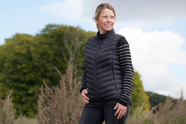 Womens Waistcoat black (L) Accessorie